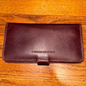 Portland Leather Wallet- Cognac